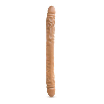 Dr. Skin - 18 Inch Double Dildo - Mocha - Love It Wet