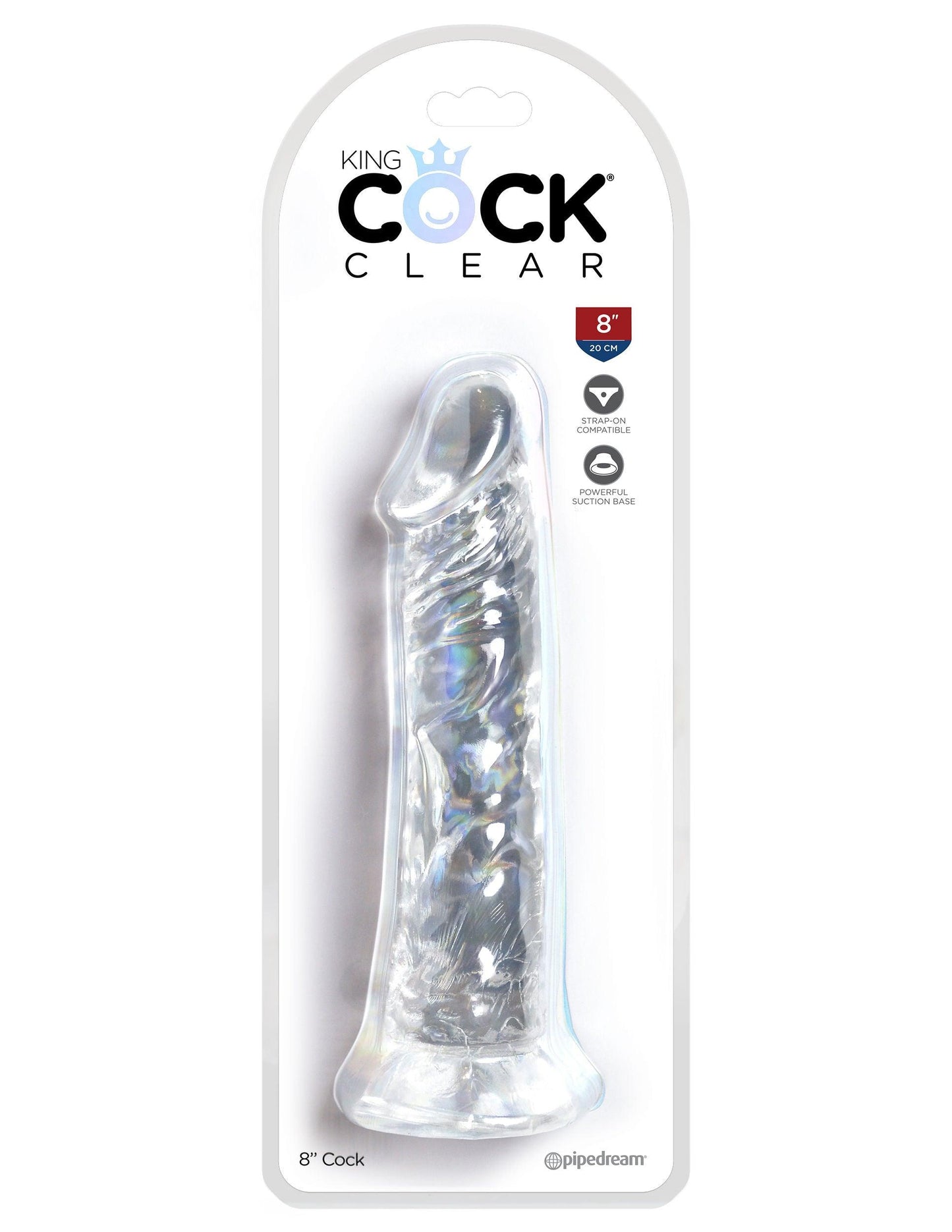 King Cock Clear 8 Inch Cock - Love It Wet