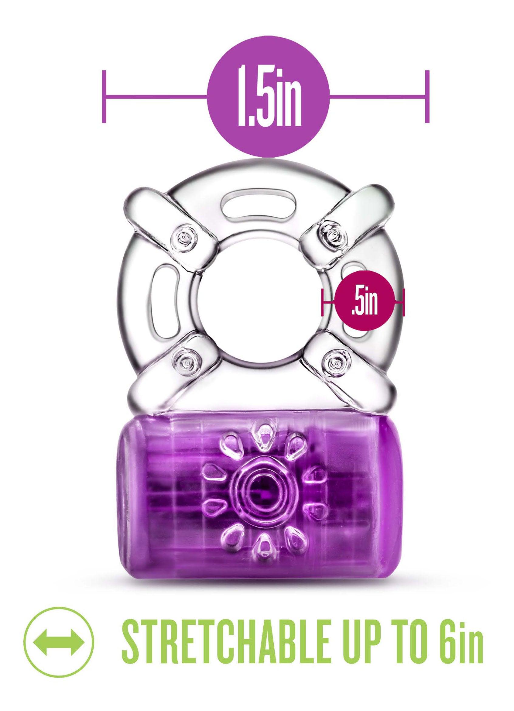 Play With Me - Pleaser Rechargeable C-Ring - Purple - Love It Wet