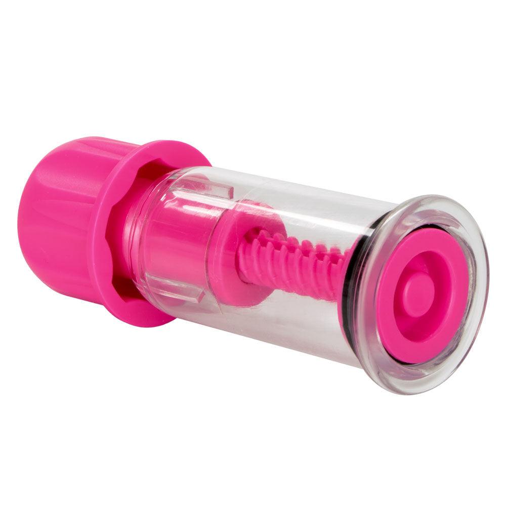 Nipple Play Vacuum Twist Suckers - Pink - Love It Wet