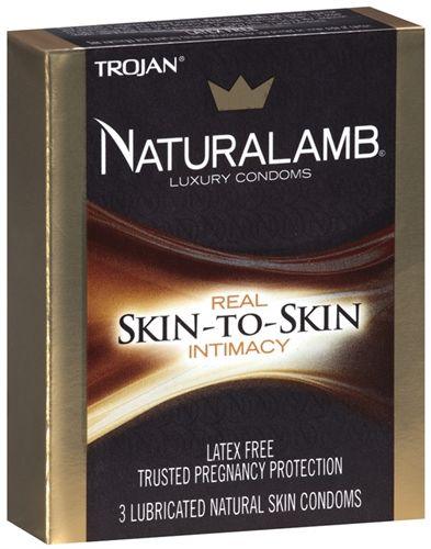 Trojan Naturalamb Luxury Condoms - 3 Pack - Love It Wet