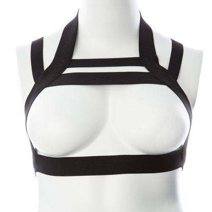 Gender Fluid Majesty Harness - Large-Xxl - Black - Love It Wet