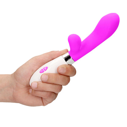 Achilles - Ultra Soft Silicone - 10 Speeds - Fuchsia - Love It Wet