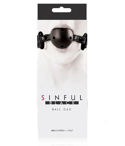 Sinful Ball Gag - Black - Love It Wet