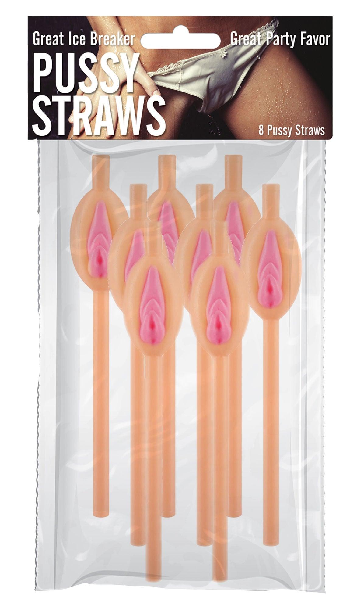 Pussy Straws - 8pcs - Love It Wet