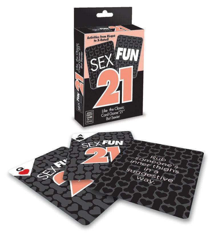 Sex Fun 21 - Adult Card Game - Love It Wet