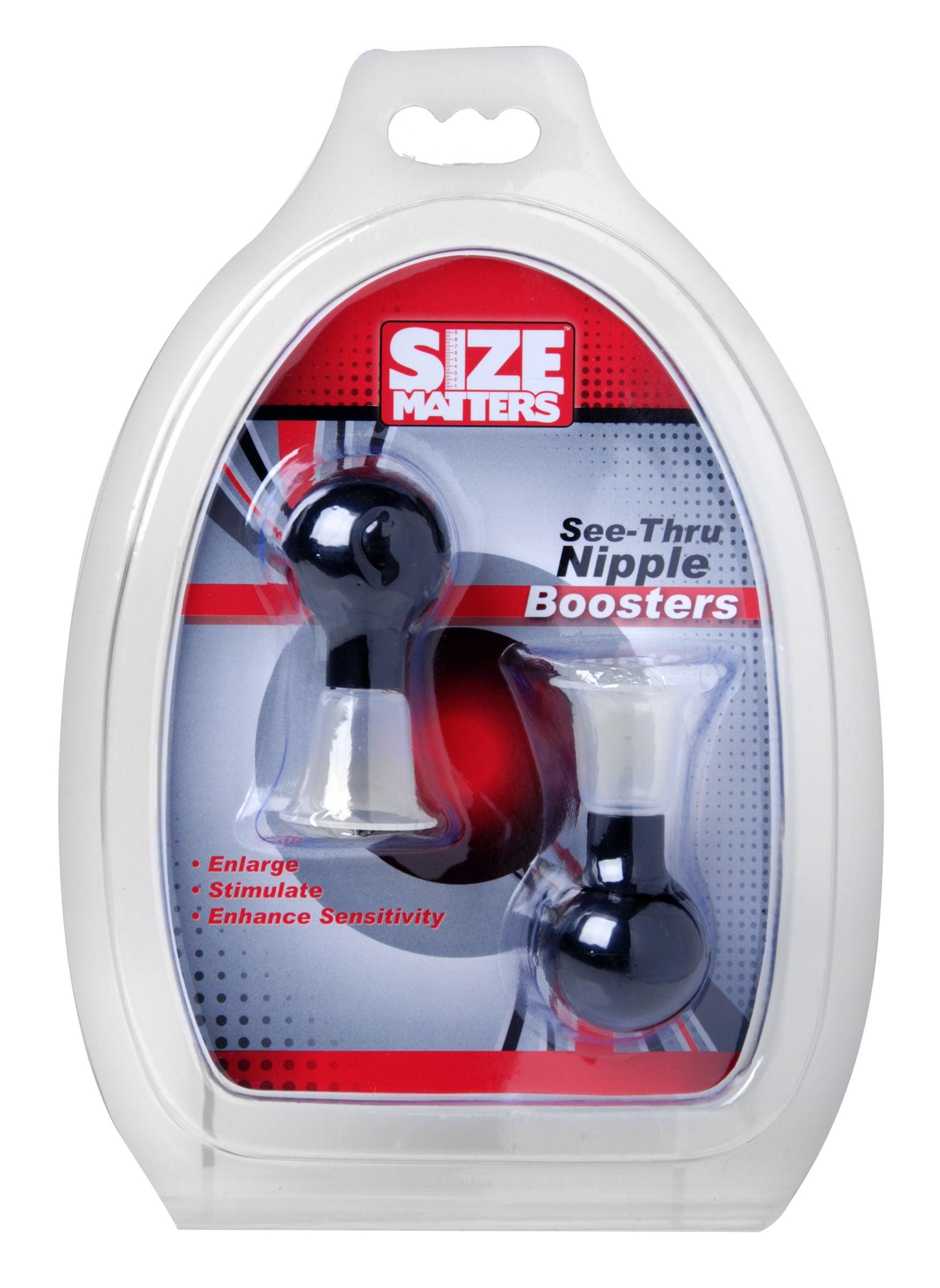 Size Matters See -Thru Nipple Boosters - Love It Wet