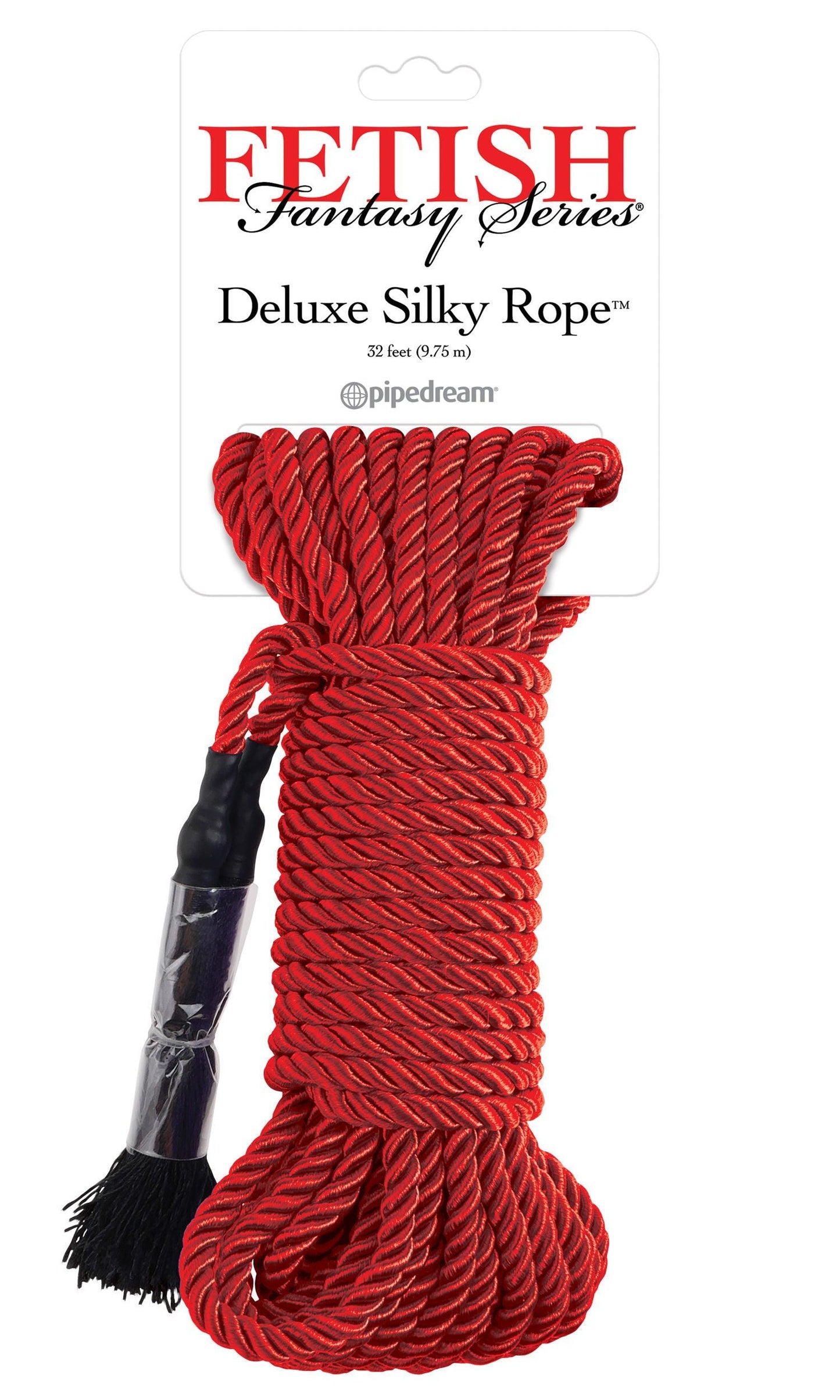 Fetish Fantasy Series Deluxe Silky Rope - Black - Love It Wet