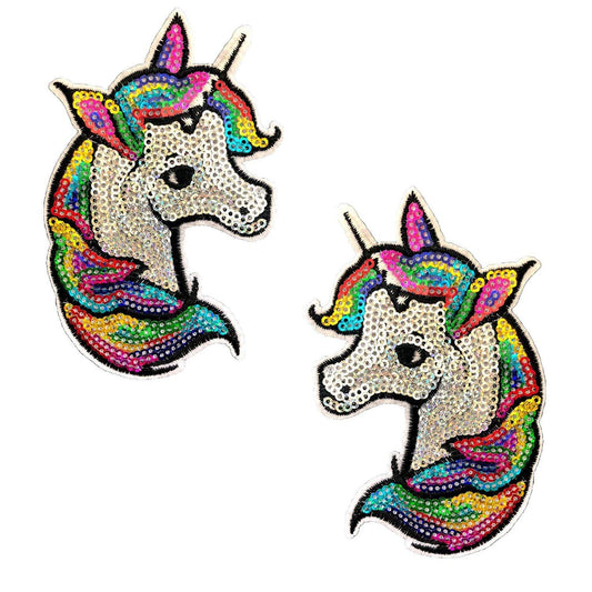 Sequin Sparkle Unicorn Nipztix Pasties - Love It Wet