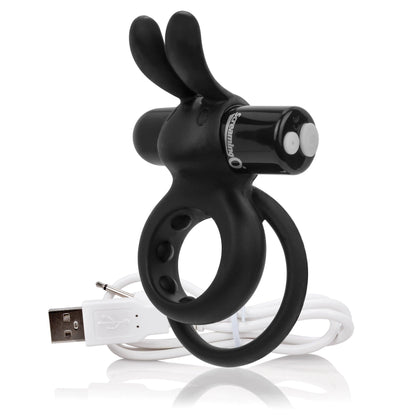 Charged Ohare Rechargeable Rabbit Vibe - Black - Love It Wet