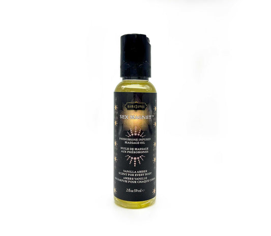 Sex Magnet Pheromone Massage Oil 2 Oz - Vanilla Amber - Love It Wet