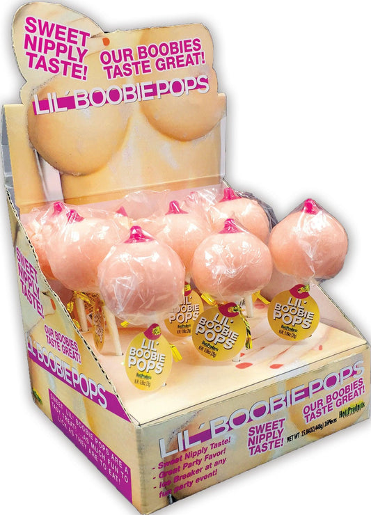 Lil Boobie Pops - 9 Piece P.O.P. Display - Love It Wet