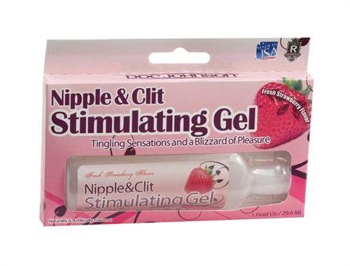 Nipple and Clit Stimulating Gel 1 Oz - Strawberry - Love It Wet