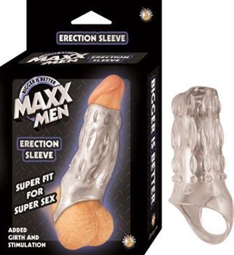 Maxx Men Erection Sleeve - Black - Love It Wet