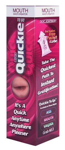 Quickies to Go Ultraskyn Masturbator - Mouth - Love It Wet