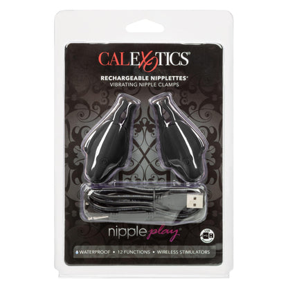 Nipple Play Rechargeable Nipplettes - Black - Love It Wet