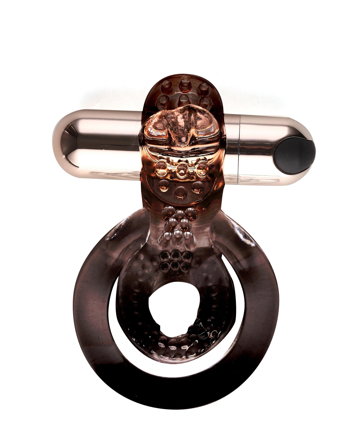 Jayden Vibrating Erection Enhancer Ring - Rose Gold - Love It Wet