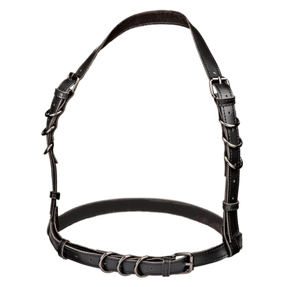 Euphoria Collection Halter Buckle Harness - Black - Love It Wet