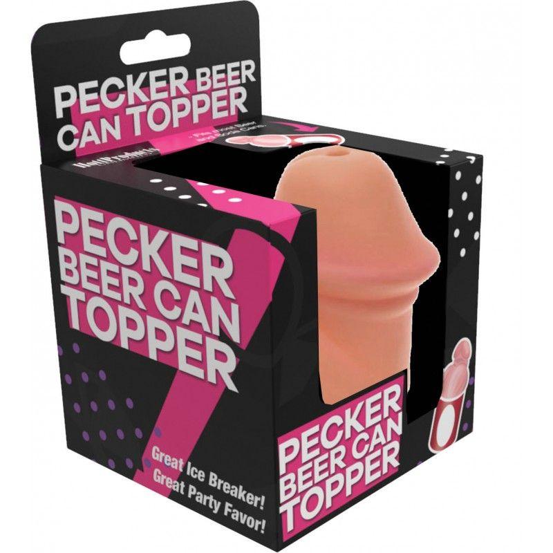 Pecker Beer Can Topper - Love It Wet