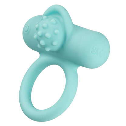 Silicone Rechargeable Nubby Lover's Delight - Blue - Love It Wet