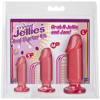 Crystal Jellies Anal Starter Kit - Pink - Love It Wet
