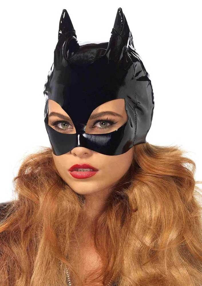 Vinyl Cat Mask - Black - Love It Wet