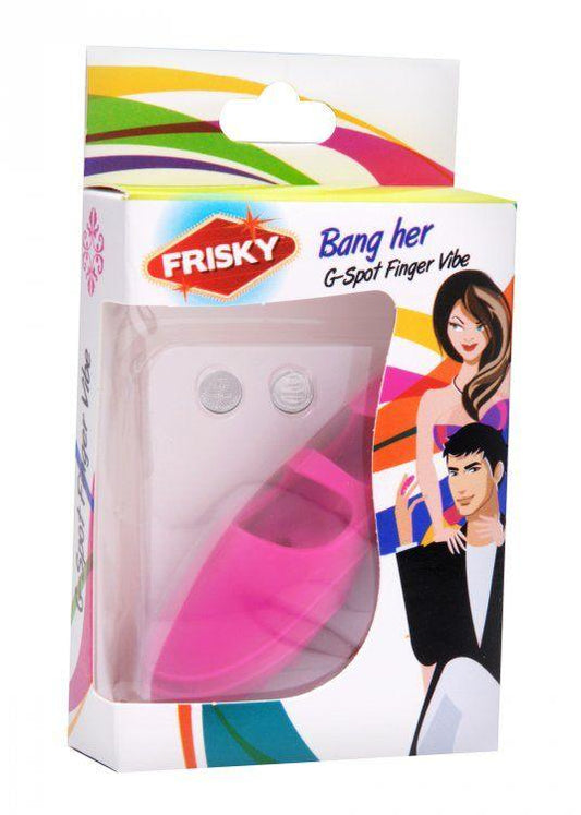 Bang Her Silicone G-Spot Finger Vibe Pink - Love It Wet