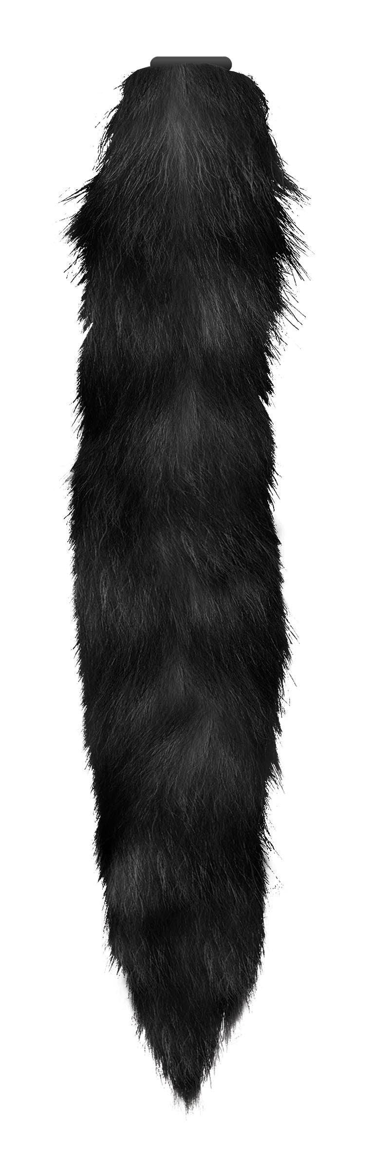 Interchangeable Black Fox Tail - Love It Wet