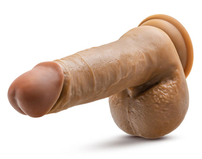 Dr. Skin - Dr. Paul - 7.25 Inch Dildo With Balls - Tan - Love It Wet