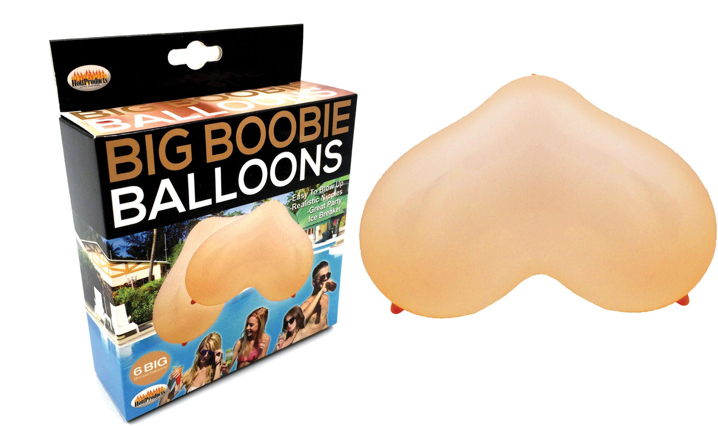 Big Boobie Balloons - 6 Pcs. - Love It Wet