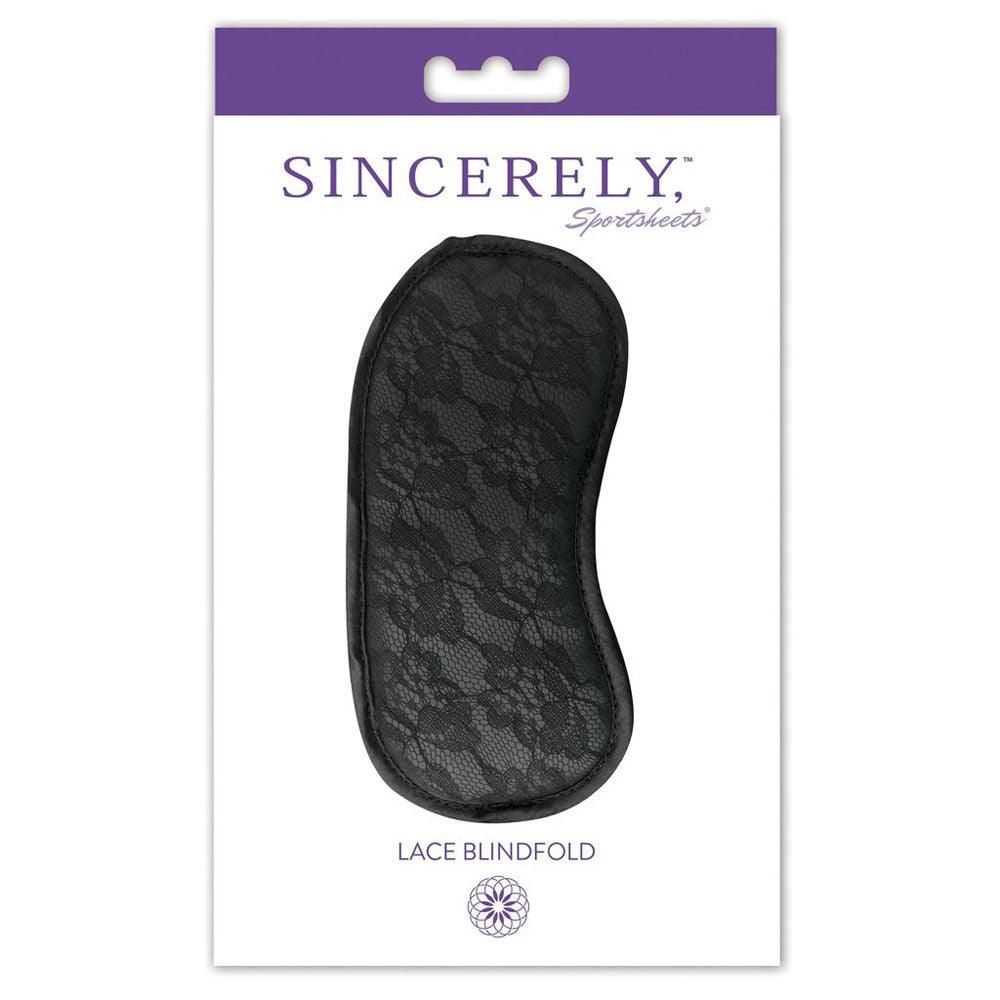 Sincerely Lace Blindfold - Love It Wet