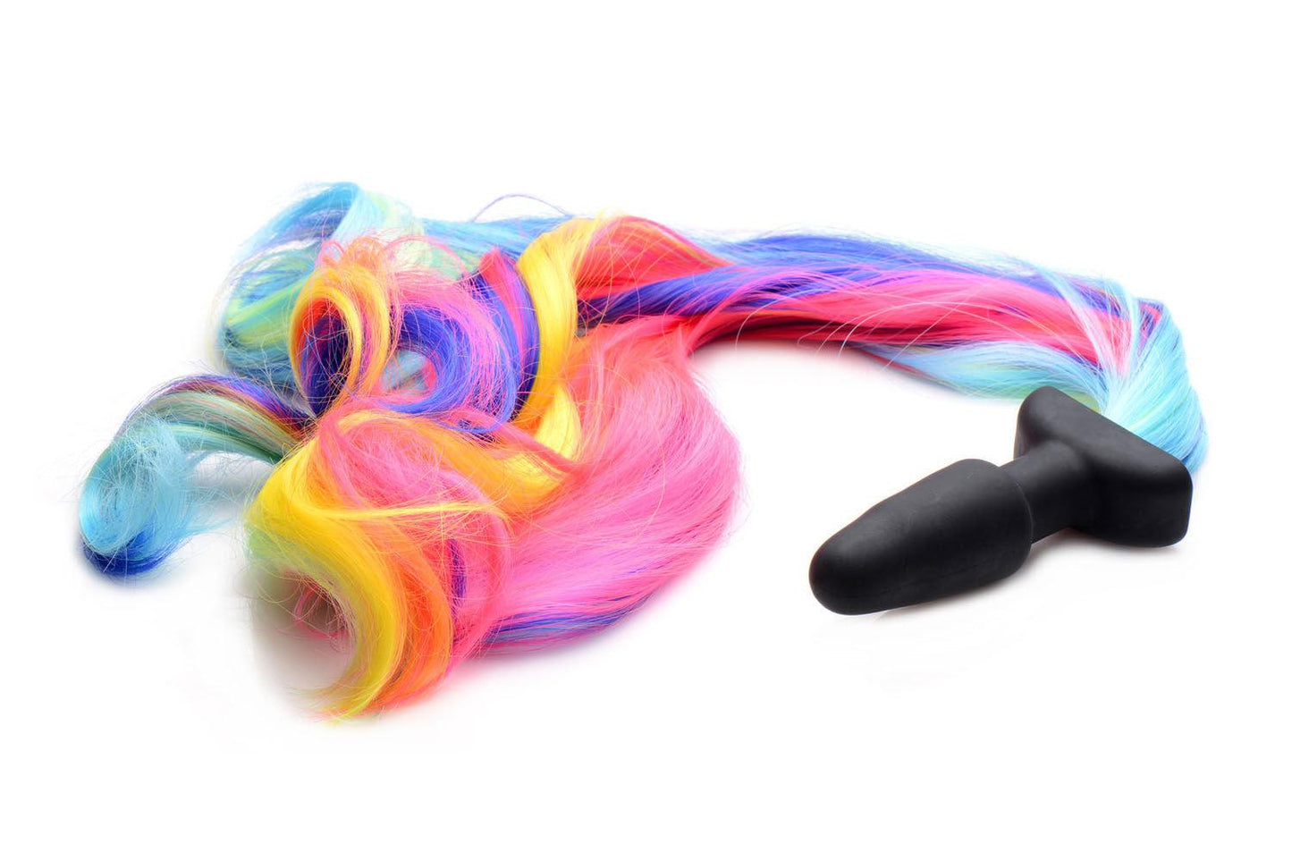 Rainbow Pony Tail Anal Plug - Love It Wet