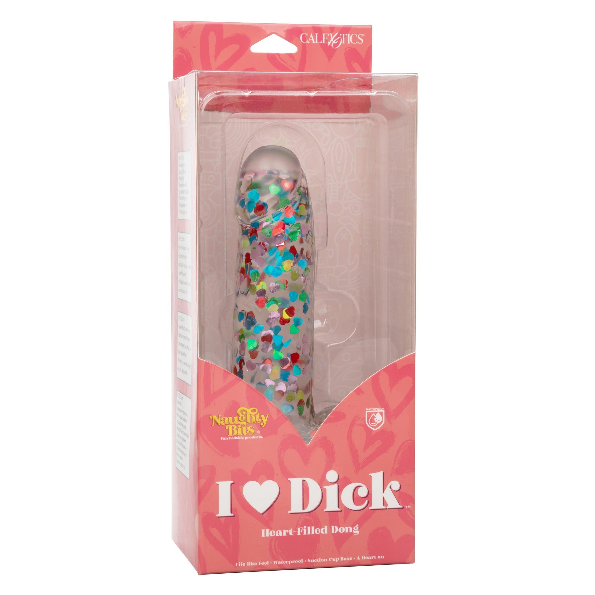 Naughty Bits I Love Dick Heart-Filled Dong - Love It Wet