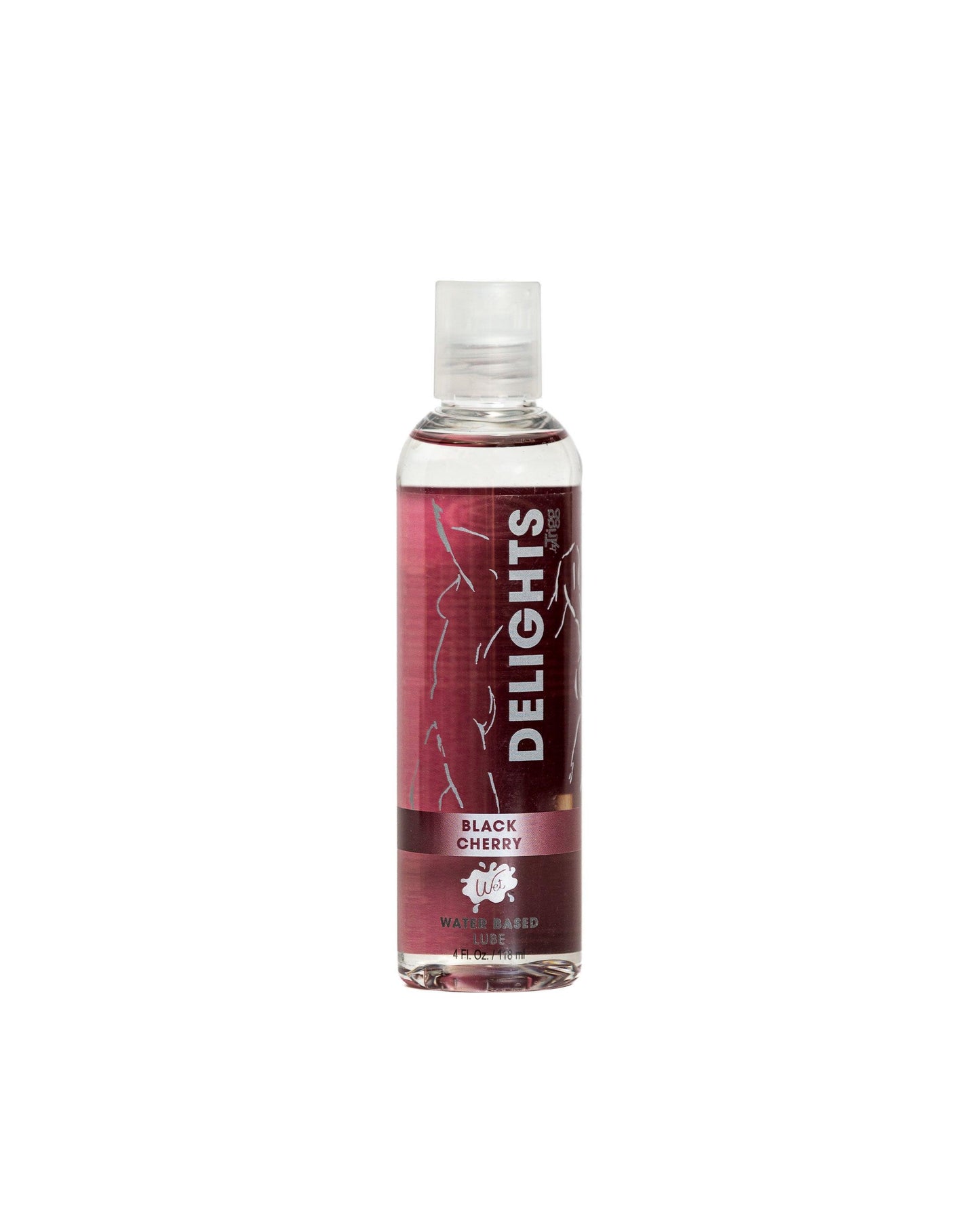 Delight Water Based - Black Cherry - Flavored Lube 1 Oz - Love It Wet