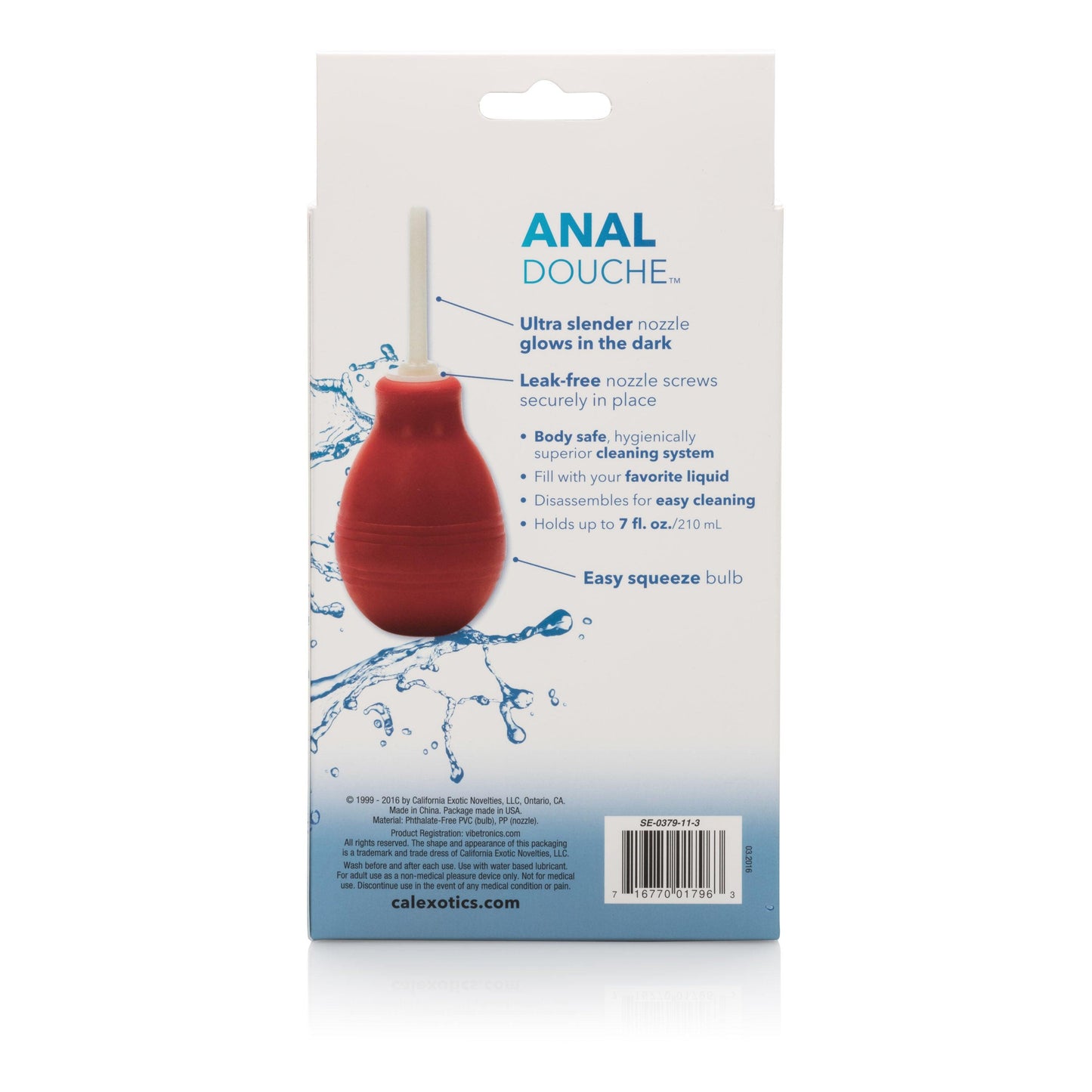 Anal Douche - Red - Love It Wet