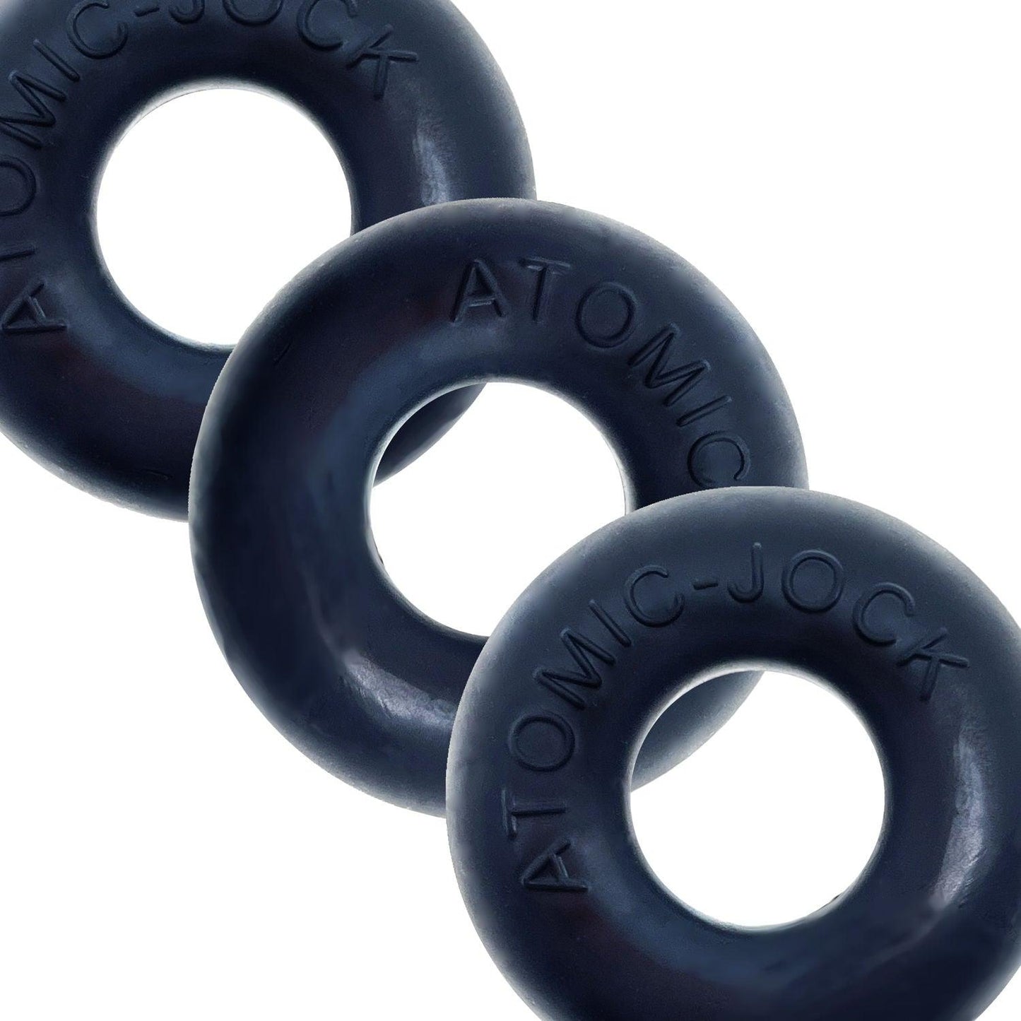 Ringer Cockring 3 Pack - Small - Night Black - Love It Wet