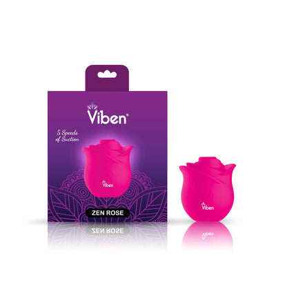 Zen Rose - Unicorn - Handheld Rose Clitoral and Nipple Stimulator - Love It Wet