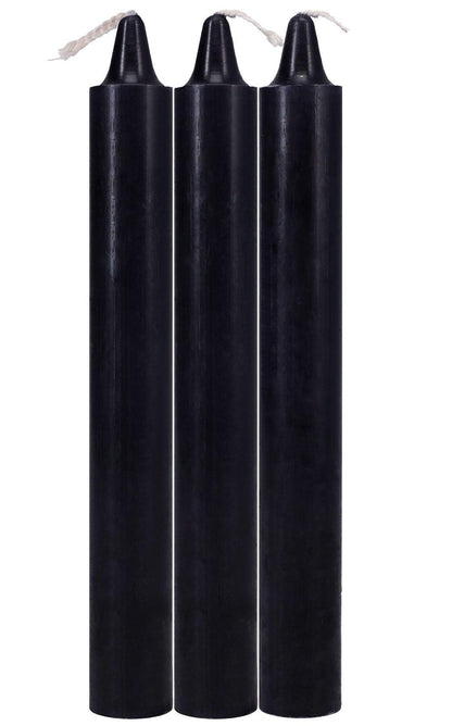 Japanese Drip Candles - 3 Pack - Black - Love It Wet