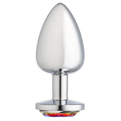 Cloud 9 Novelties Gems Jeweled Silicone Anal Plug - Large - Love It Wet