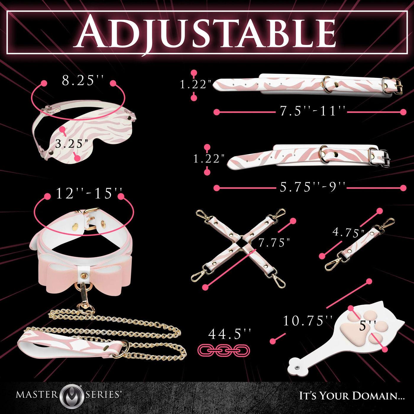 Pink Kitty Bondage Set - White/pink - Love It Wet