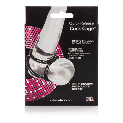 Quick Release Cock Cage - Love It Wet