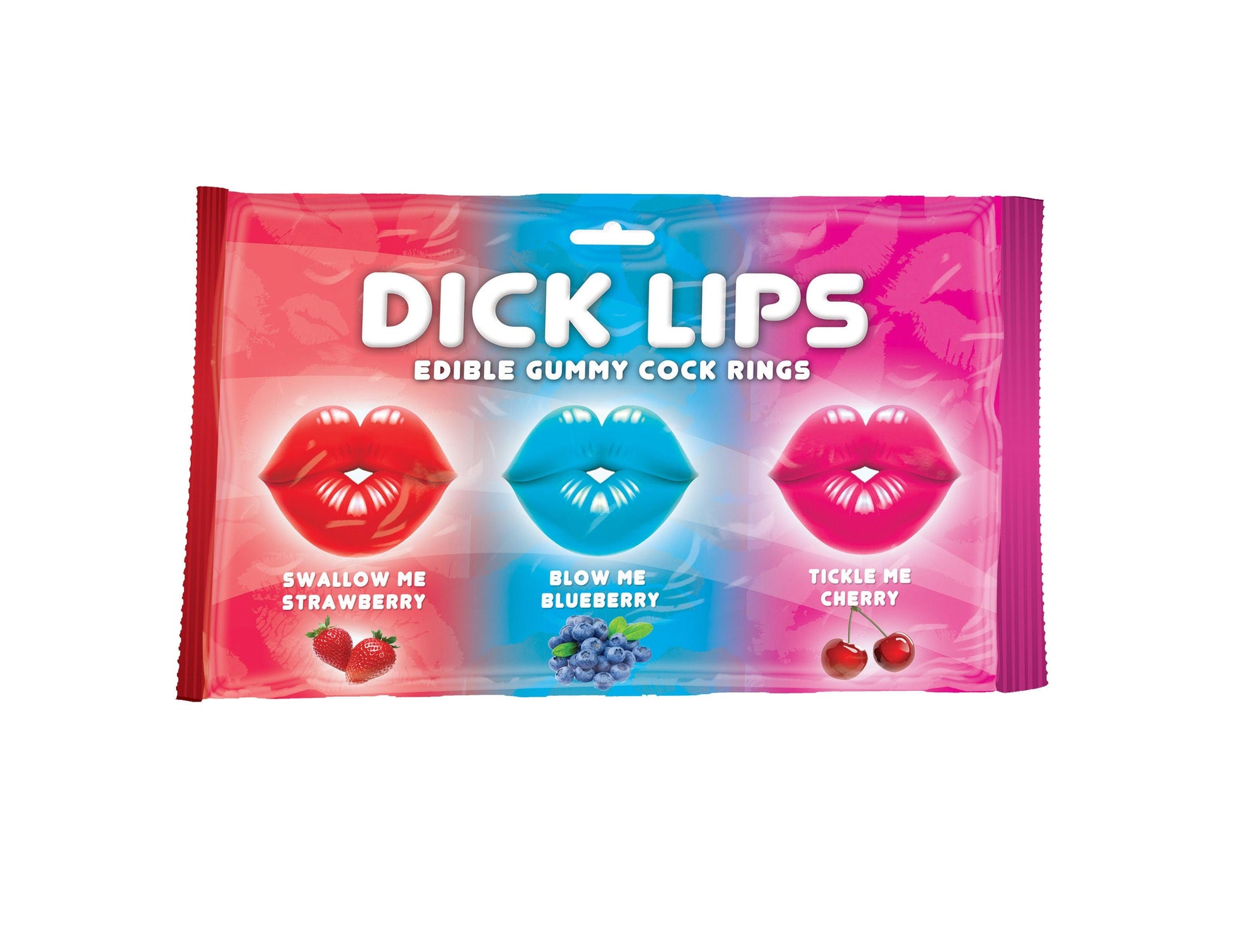 Dick Lips Edible Gummy Cock Rings - Love It Wet