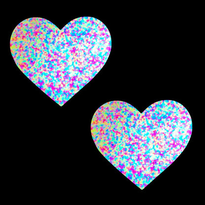 Sprankles Neon Blacklight Glitter I Heart U Nipztix Pasties - Love It Wet