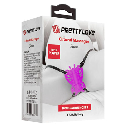 Pretty Love Sloane Battery Powered Clit Stim - Fuchsia - Love It Wet