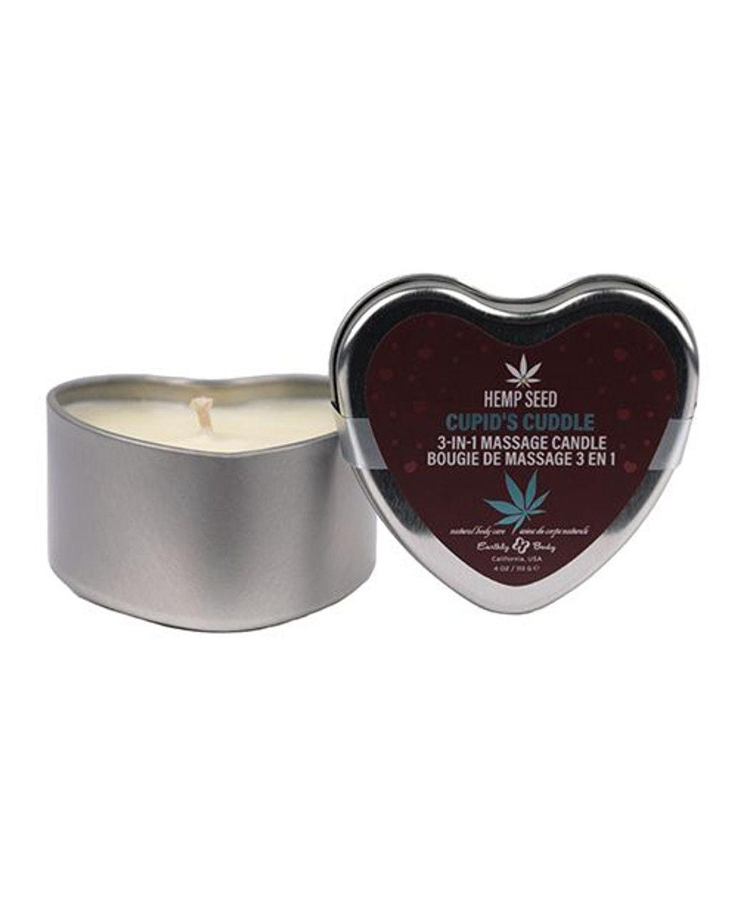 Hemp Seed 3-in-1 Valentines Day Candle - Ero's Embrace 4 Oz - Love It Wet