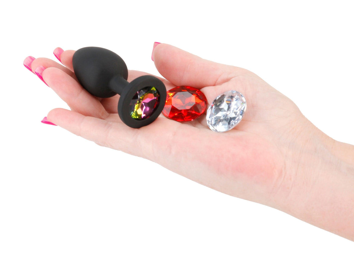 Glams Xchange Round - Small - Black - Love It Wet