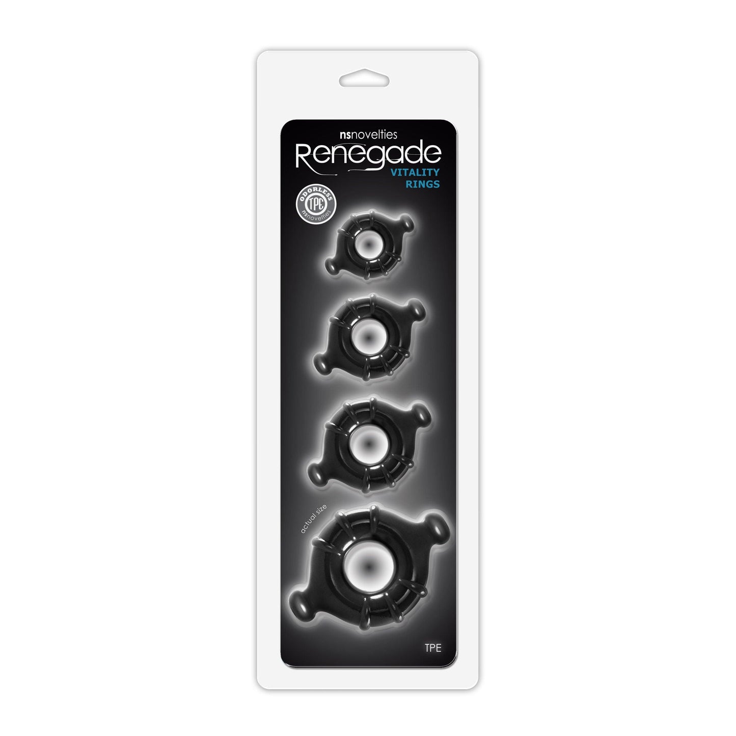 Renegade Vitality Rings - Black - Love It Wet