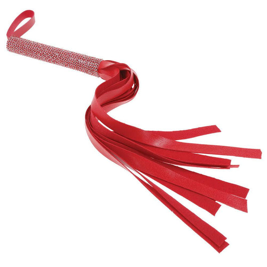 Amor Sparkle Flogger - Red - Love It Wet