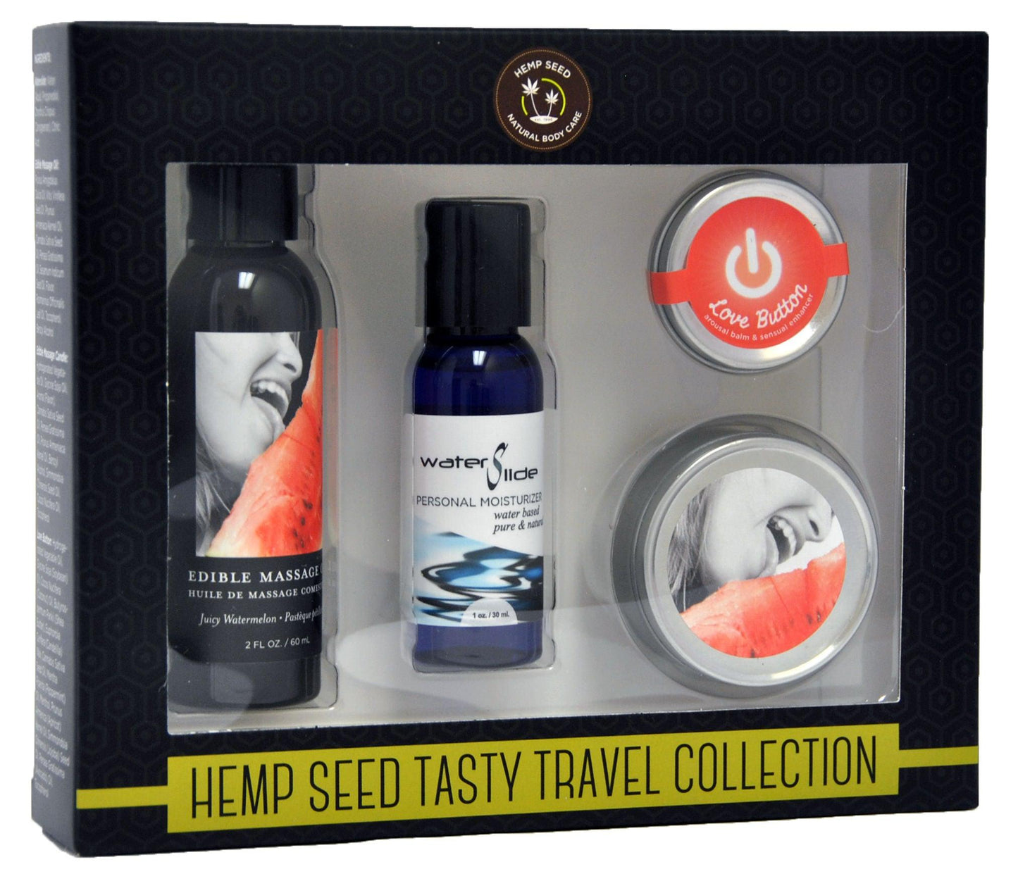 Hemp Seed Tasty Travel Collection - Watermelon - Love It Wet