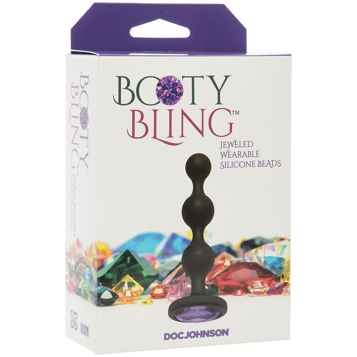 Booty Bling - Wearable Silicone Beads - Purple - Love It Wet